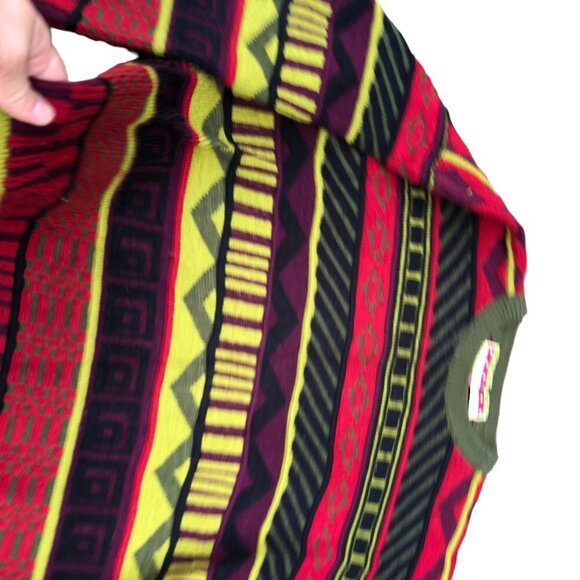Vintage Coogi Style Knit Tough Duck Knit Sweater Large - Picture 2 of 6